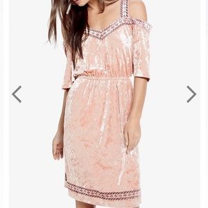 NWOT Lucky Brand Velour Dress Small